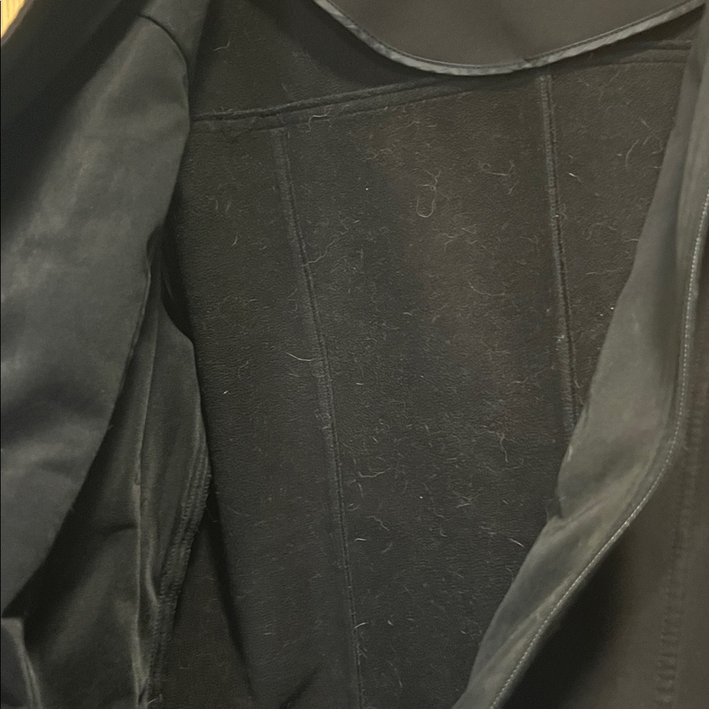 Andrew Marc Black Water Repellent Coat Sz XL - Picture 5 of 9